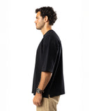 TechDrape Oversized Tee - Carbon Black