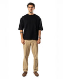 TechDrape Oversized Tee - Carbon Black