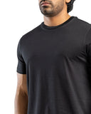 SoftDrape Tee - Carbon Noir
