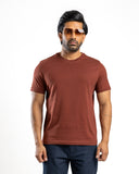 SoftDrape Tee - Ember Rust
