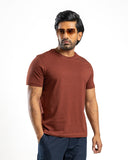 SoftDrape Tee - Ember Rust