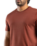 SoftDrape Tee - Ember Rust