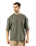 TechDrape Oversized Tee - Military Sage