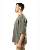 TechDrape Oversized Tee - Military Sage
